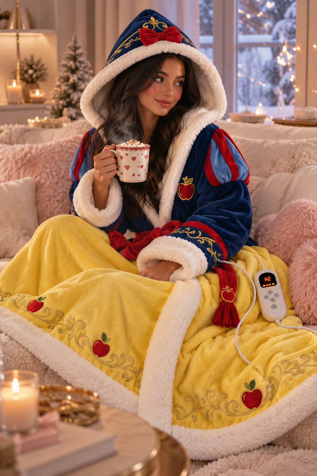 PrincessWarmies hooded blanket